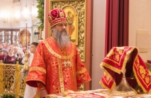 Пасхальное ночное богослужение в Спасо-Преображенском кафедральном соборе 28 апреля 2019 г.